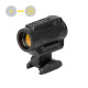 Holosun ARO-MRS-GD Microdot Gold Dot Sight with 2MOA/65 MOA Circle Dot Reticle, black, Picatinny rail