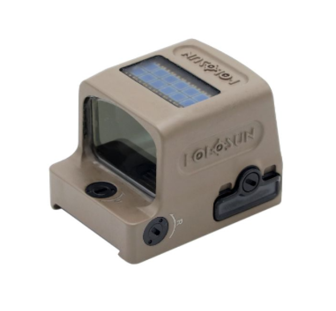 Holosun HE509T-GR-X2-FDE Titan FDE Grün Reflex MRS mit 2 MOA Grünpunkt, 32 MOA Kreis oder Kombi, Solar Failsafe und Shake Awake