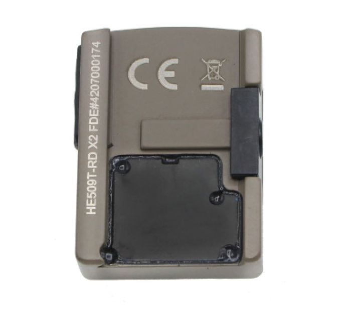 Holosun HE509T-GR-X2-FDE Titan FDE Grün Reflex MRS mit 2 MOA Grünpunkt, 32 MOA Kreis oder Kombi, Solar Failsafe und Shake Awake