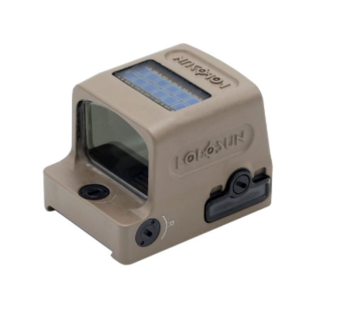 Holosun HE509T-RD-X2-FDE FDE Roter Titan Geschlossener Visier 2 MOA, 32 MOA Kreis Solar Failsafe Auto-Helligkeit und Shake Awake für Jäger oder Sportler