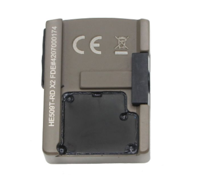 Holosun HE509T-RD-X2-FDE FDE Roter Titan Geschlossener Visier 2 MOA, 32 MOA Kreis Solar Failsafe Auto-Helligkeit und Shake Awake für Jäger oder Sportler