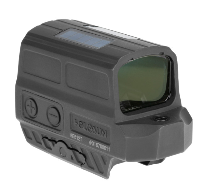Holosun ELITE enclosed Reflex Red Dot Sight HE512T-RD with switchable reticle and titanium housing