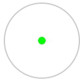 Holosun HE403B-GR Elite Micro Grüner Punkt Visier 2 MOA Super Green LED-Punkt Shake Awake, IP67, Sport‑Schieß‑ und Jagdnutzung