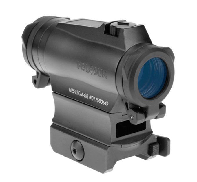 Holosun HE515CM-GR Geschlossenes Grün Reflexvisier MRS 2 MOA Punkt 65 MOA Kreis-Punkt Shake Awake