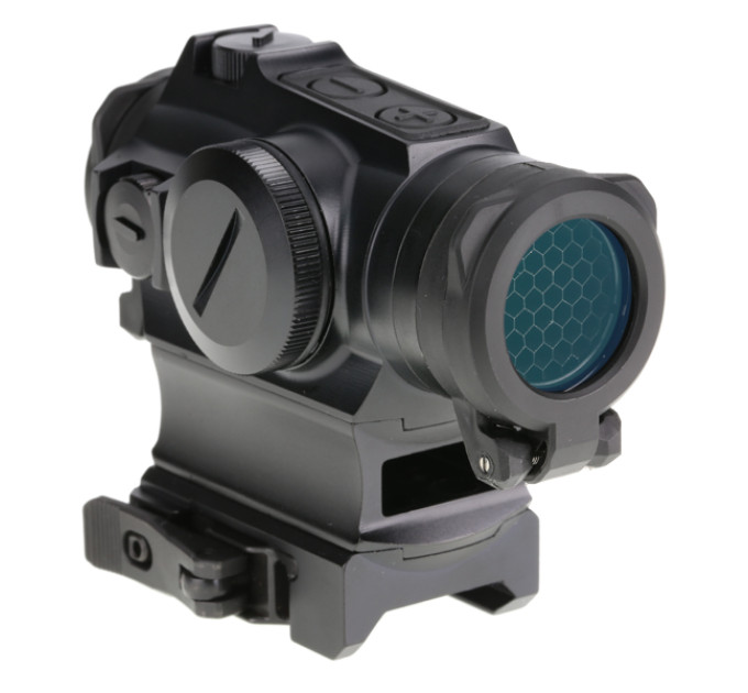 Holosun HE515GM-GR Elite Green Dot Sight BK QD-Montage Super-LED-Visier 2 MOA grün Punkt oder 2 MOA Punkt in 65 MOA Kreis