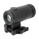Holosun HM3XT Elite 3× Magnifier BK with Flip‑to‑Side Mount