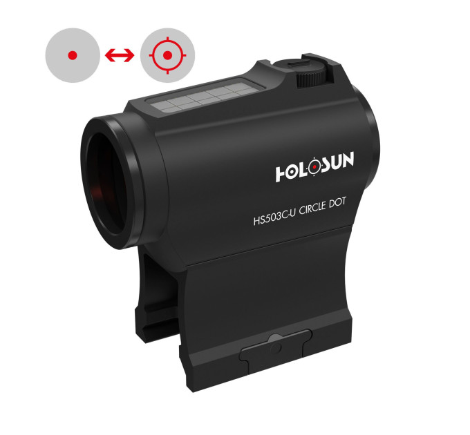 Holosun HS503CU Red Dot | 2 MOA Dot & 65 MOA Circle