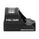 Holosun HS507C-X2 open reflex red dot sight switchable 2MOA dot, 32MOA circle dot reticle solar cell