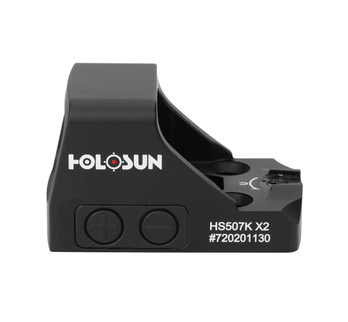 Holosun HS507K-X2 Red MRS CCW Pistol Sight Shake Awake Lock Mode  2 MOA Red Dot, 32 MOA Circle, or Circle-Dot combo