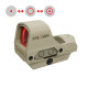 Holosun HS510C‑FDE Open Reflex Solar Red Dot Sight MRS 2 MOA Red Dot 65 MOA Circle Weaver / Picatinny
