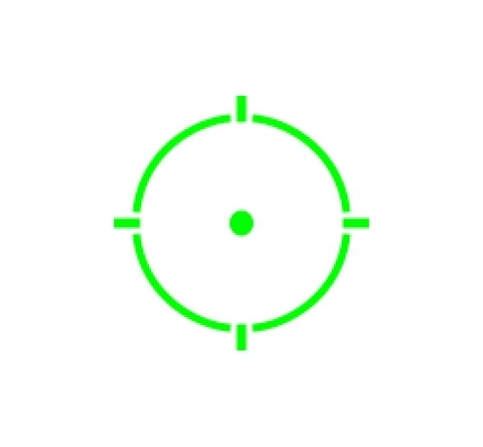 Holosun EPS-CORE-GR-MRS - Compact Enclosed Pistol Sight with Green Dot & Multi-Reticle System