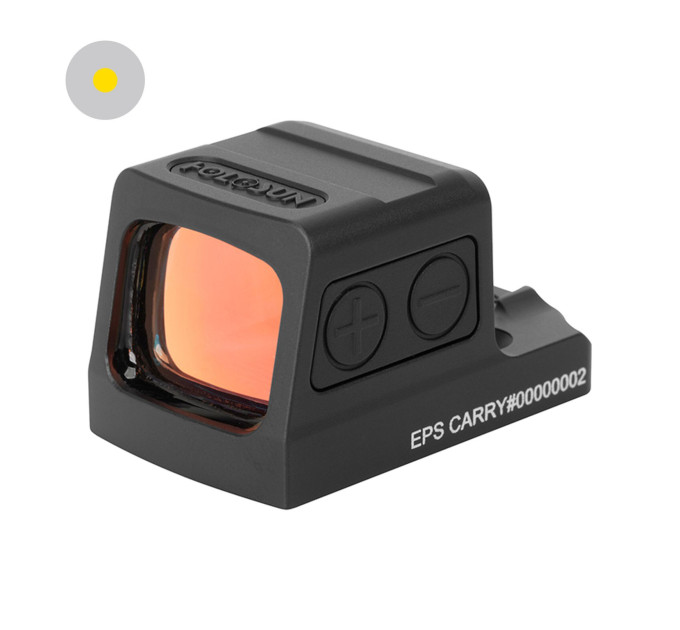 Holosun EPS-CARRY-GD-6 Ultra-Kompaktes Geschlossenes Reflexvisier Großer 6-MOA-Gold-Emitter Shake Awake, Glock