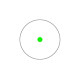 Holosun EPS Core Green Dot  (EPS-CORE-GR-3) – Enclosed Pistol Sight (Green Single Dot)