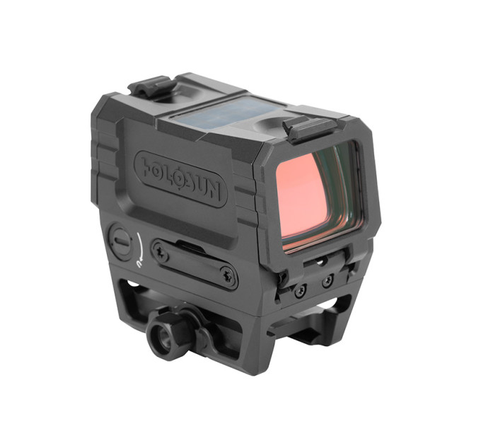 Holosun AEMS-EVO-RD closed reflex sight red dot sight + interchangeable red reticle (2MOA dot, 2MOA/65MOA circle dot, 65MOA ring), Picatinny rail, hunting, sport shooting, airsoft