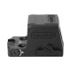 Holosun EPS-CARRY-GD-2 closed reflex sight 2MOA gold dot, aluminum, black, hunting, sport shooting airsoft, tactical mini, Glock, H&K