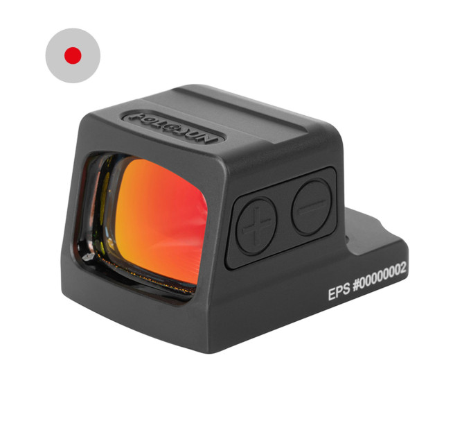 Holosun EPS-GD-6 closed reflex sight 6MOA gold dot, aluminum, black, hunting, sport shooting airsoft, tactical mini, Glock, H&K