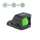 Holosun HE507C-X3-GR-MRS Open Reflex Red Dot Sight + interchangeable 2MOA Dot, 32MOA Circle Reticle Solar Cell, black, Sports Shooting Airsoft
