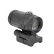 Holosun Magnifier HM3X-MICRO, 3x magnification, black, Picatinny, hunting, sport shooting, airsoft, for tactical micro red dot sight