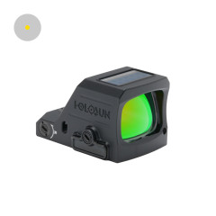 Holosun HS407C-X3-GD Open Reflex Red Dot Sight + red 2MOA Dot Reticle, Solar Cell, black, Hunting, Sport Shooting Airsoft