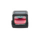 Holosun HS407C-X3-RD Open Reflex Red Dot Sight + red 2MOA Dot Reticle, 100,000‑h Runtime, Solar Cell, black, Hunting, Sport Shooting Airsoft