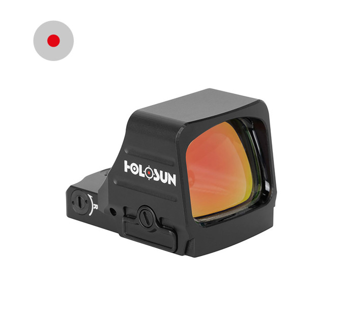 Holosun HS407COMP-RD6 Open Reflex Red Dot Sight + 6MOA Dot Reticle, black, Hunting, Sports Shooting Airsoft, tactical mini