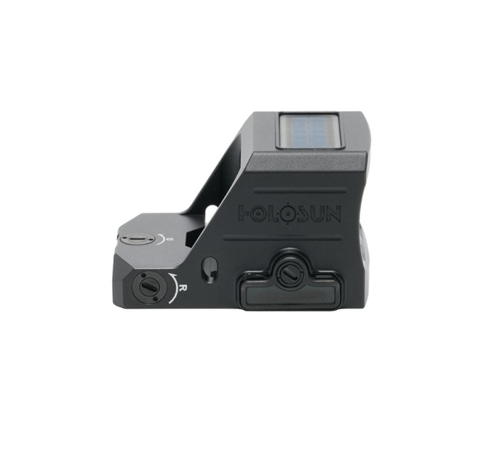 Holosun HS507C-X3-RD-MRS Open Reflex Red Dot Sight + interchangeable 2MOA Dot, 32MOA Circle Reticle Solar Cell, black, Sports Shooting Airsoft