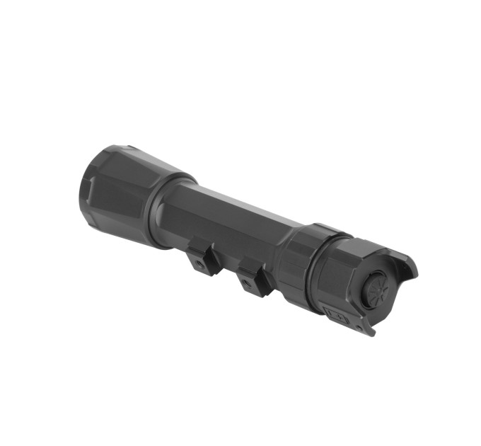 Holosun RAID white LED flashlight - high-performance weapon light for your long gun, black anodized housing, CR123A Lithium Battery, 3V 1400mAh, 1000 lumens and 80000 candela