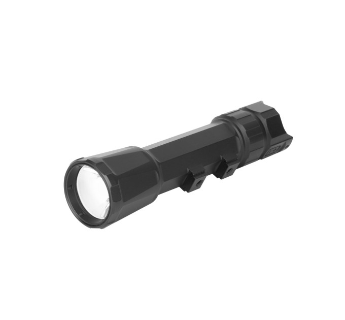 Holosun RAID white LED flashlight - high-performance weapon light for your long gun, black anodized housing, CR123A Lithium Battery, 3V 1400mAh, 1000 lumens and 80000 candela