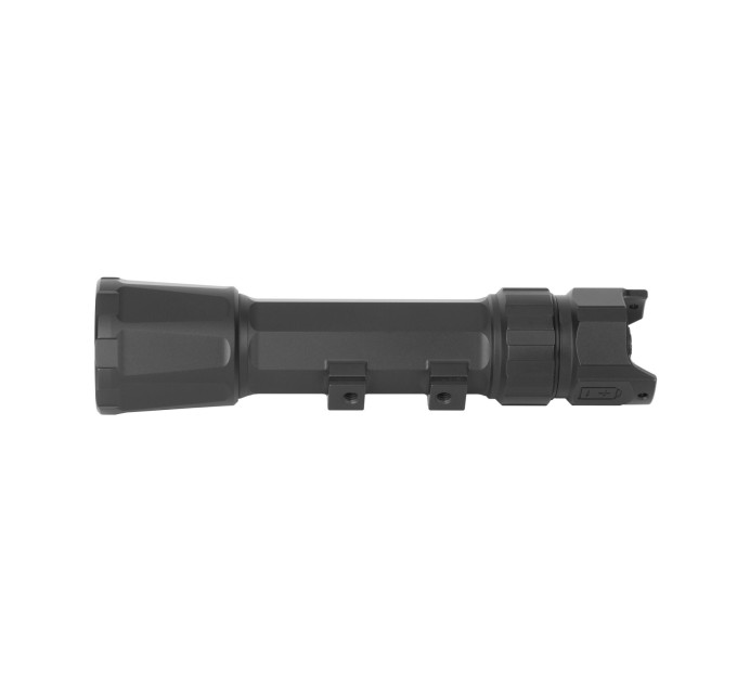 Holosun RAID white LED flashlight - high-performance weapon light for your long gun, black anodized housing, CR123A Lithium Battery, 3V 1400mAh, 1000 lumens and 80000 candela