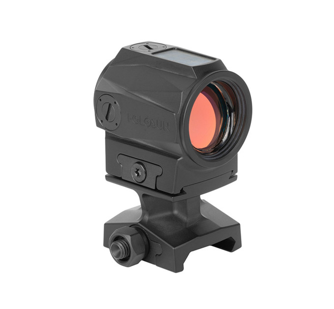 Holosun SCRS-GR-2 green dot sight, 2MOA dot reticle, solar cell, black, Picatinny/Weaver rail, hunting