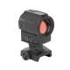 Holosun SCRS-GR-2 green dot sight, 2MOA dot reticle, solar cell, black, Picatinny/Weaver rail, hunting