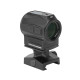 Holosun SCRS-GR-2 green dot sight, 2MOA dot reticle, solar cell, black, Picatinny/Weaver rail, hunting