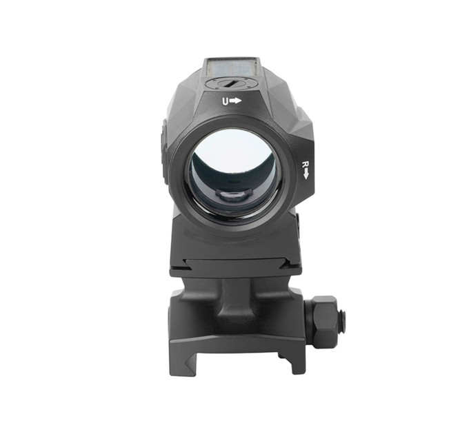 Holosun SCRS-GR-2 green dot sight, 2MOA dot reticle, solar cell, black, Picatinny/Weaver rail, hunting