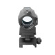 Holosun SCRS-GR-2 green dot sight, 2MOA dot reticle, solar cell, black, Picatinny/Weaver rail, hunting