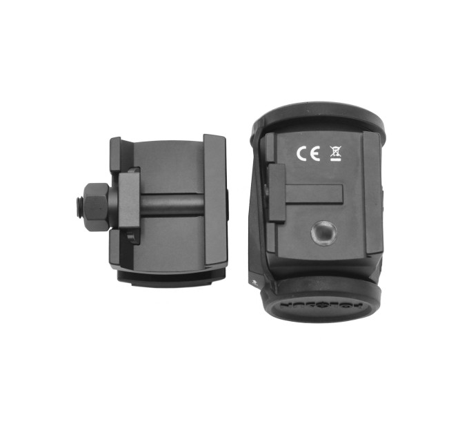 Holosun SCRS-GR-2 green dot sight, 2MOA dot reticle, solar cell, black, Picatinny/Weaver rail, hunting