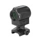 Holosun SCRS-GR-2 green dot sight, 2MOA dot reticle, solar cell, black, Picatinny/Weaver rail, hunting