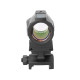 Holosun SCRS-RD-2 red dot sight, 2MOA dot reticle, solar cell, black, Picatinny/Weaver rail, hunting