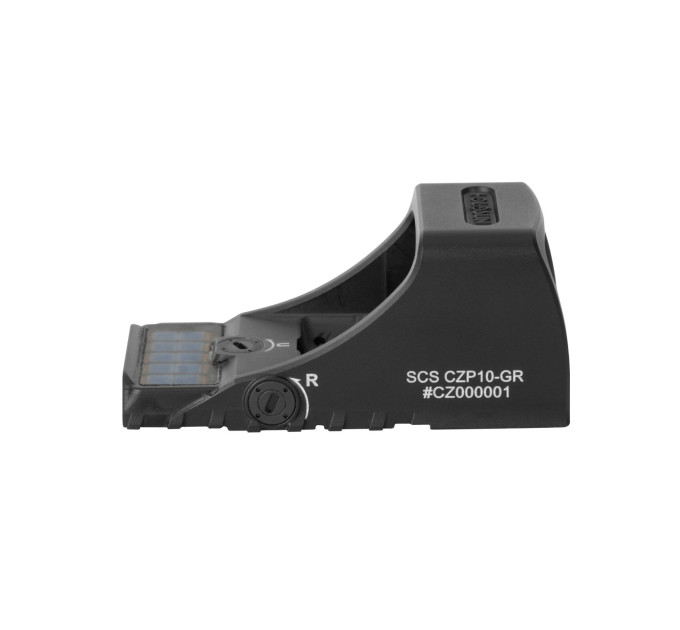 Holosun SCS-P10-GR open reflex green dot sight switchable 2MOA dot, 32MOA circle dot reticle solar cell, CZ P10 OR & CZ Shadow 2