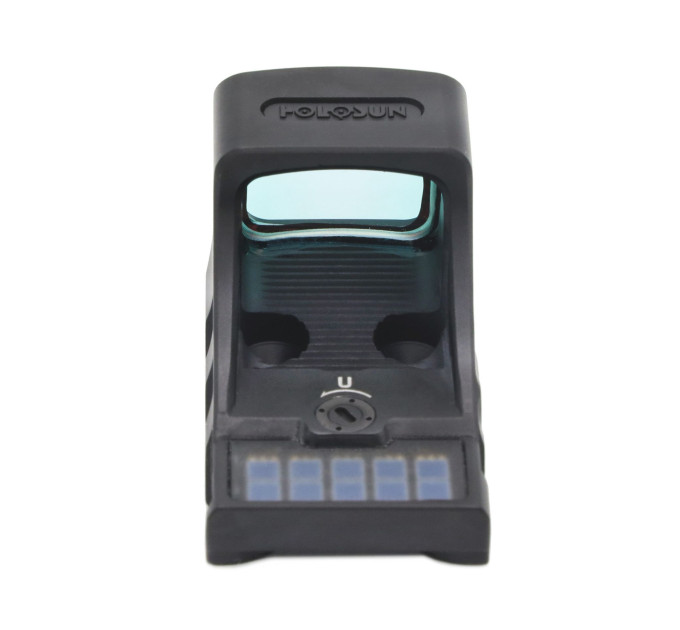 Holosun SCS-PDP-GR open reflex green dot sight switchable 2MOA dot, 32MOA circle dot reticle solar cell, black