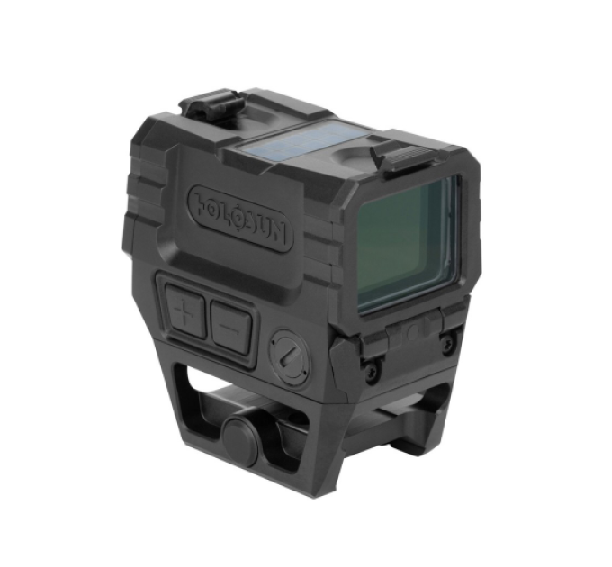 Holosun AEMS-PRO-X2-RD Napredni MRS Crveni Točkasti 2 MOA točka, 65 MOA krug Solar Failsafe + Shake Awake
