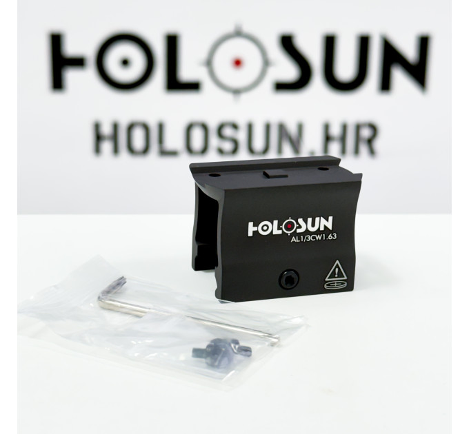 Holosun 1.63'' Aluminum High Riser Mount for Micro Optics