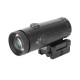 Holosun Magnifier HM6X, 6x magnification, black, Picatinny, hunting, sport shooting, Softair, for tactical micro red dot sight