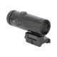 Holosun Magnifier HM6X, 6x magnification, black, Picatinny, hunting, sport shooting, Softair, for tactical micro red dot sight