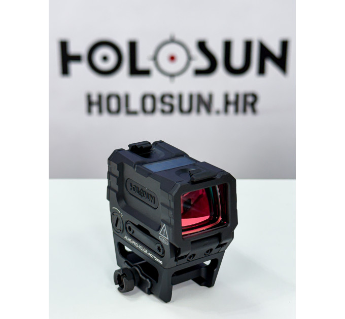 Holosun AEMS-PRO-X2-GR Pro Green MRS Reflex sight 2 MOA dot, 65 MOA circle Solar Failsafe + Shake Awake