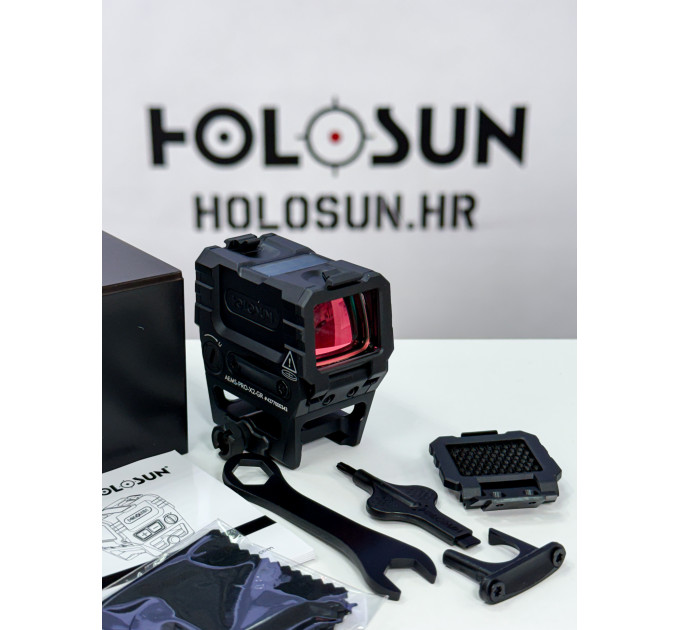 Holosun AEMS-PRO-X2-GR Pro Green MRS Reflex sight 2 MOA dot, 65 MOA circle Solar Failsafe + Shake Awake