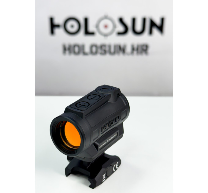 Holosun ARO-MRS-GD Microdot Gold Dot Sight with 2MOA/65 MOA Circle Dot Reticle, black, Picatinny rail