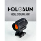 Holosun ARO MRS Rotes Reflexvisier  2 MOA Punkt 65 MOA Kreis-Punkt,  Shake Awake, Picatinny