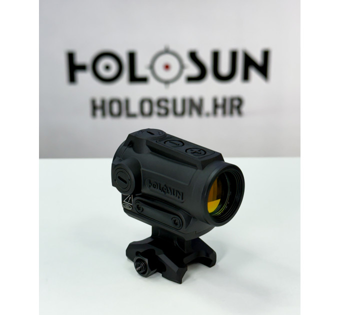 Holosun ARO-RD2 mikroskopski kolimator s crvenom točkom 2 MOA, crni, može se postaviti na Picatinny