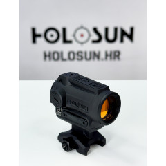 Holosun ELITE ARO-GD2 Microdot Gold Dot Sight with 2MOA Dot Reticle, new Rheostat Adjustment Wheel for Brightness Settings, black, Picatinny Rail
