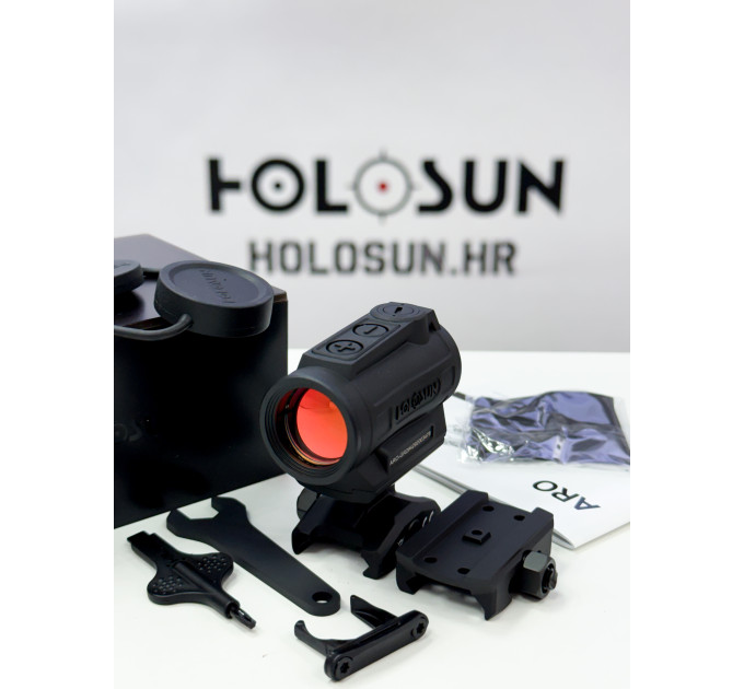 Holosun ARO-GR2 2MOA Grün Punkt Reflex Visier Shake Awake Picatinny